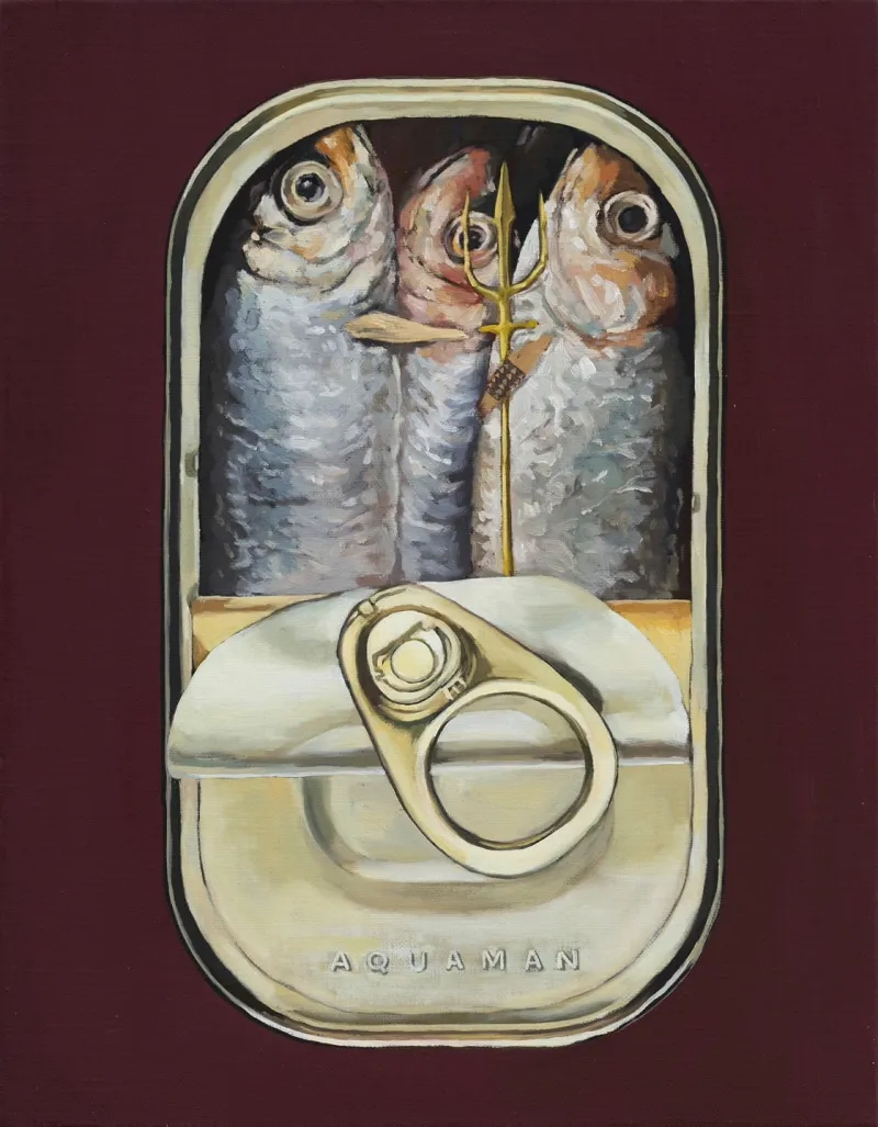 A Father's Heart, Understood Only After Becoming One, 40.9×31.8cm, oil on canvas