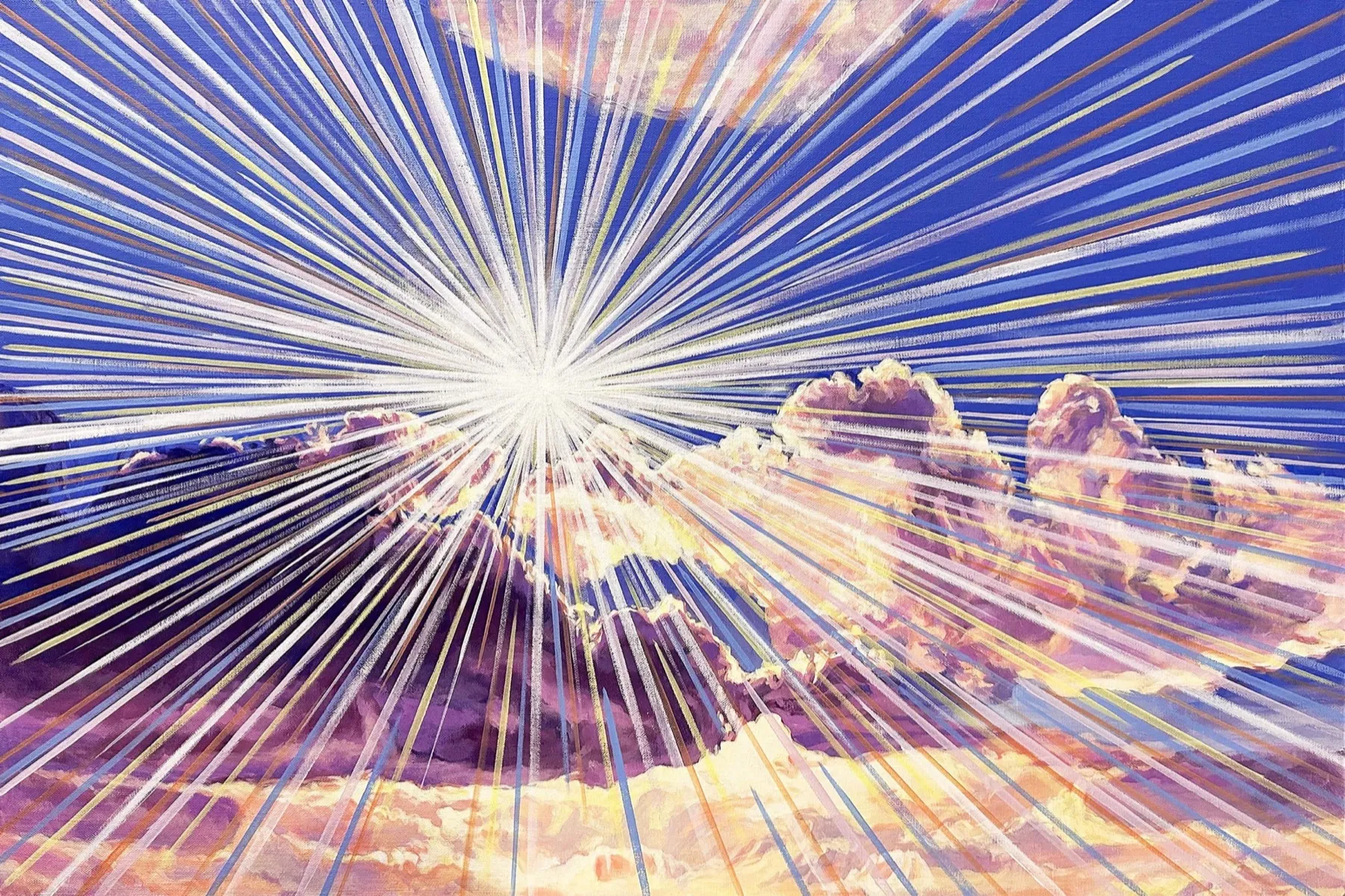 A Step into the Light #24, 60.5×91cm, acrylic on canvas