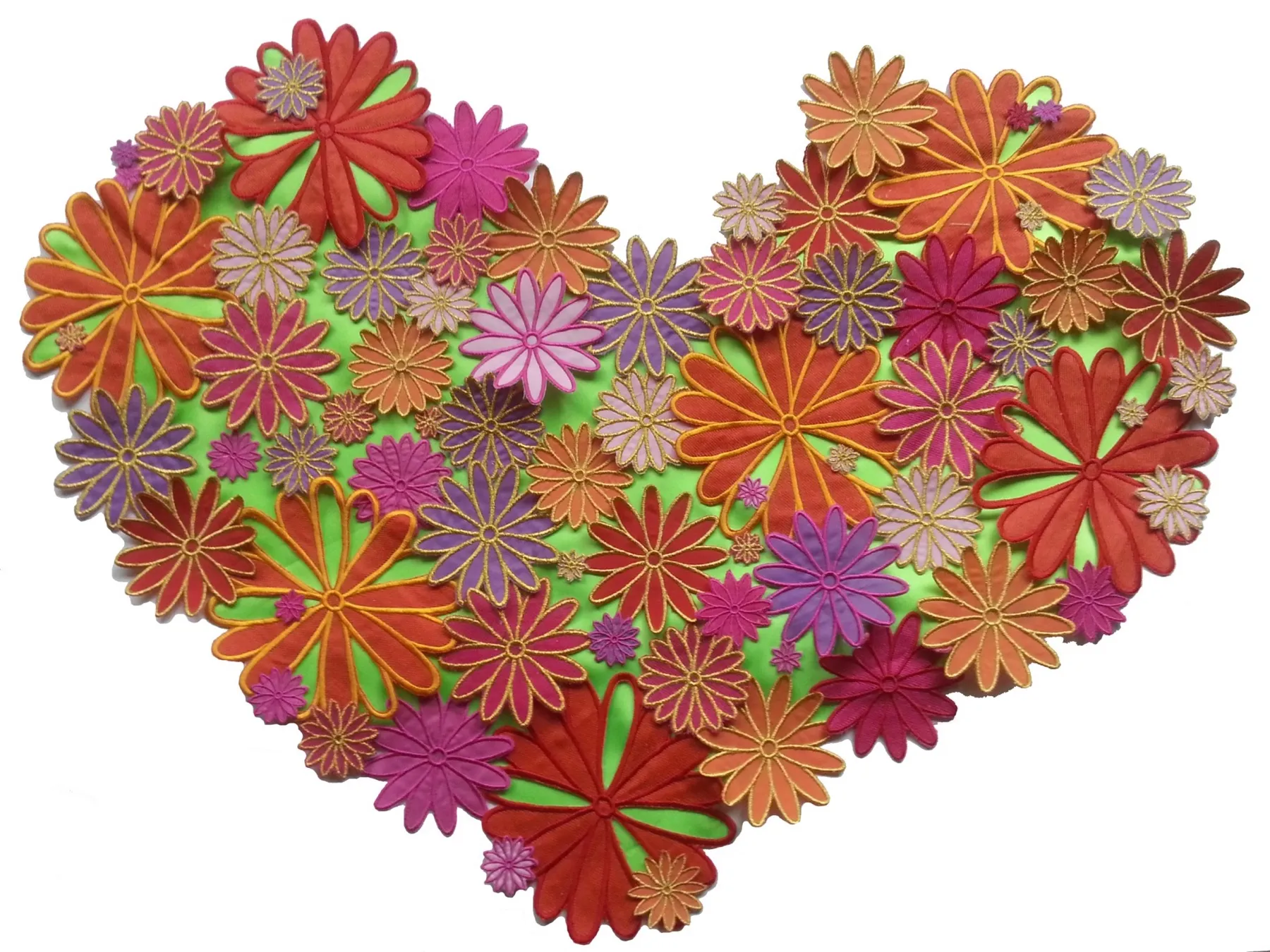 Heart2, 63×81cm, mixed media