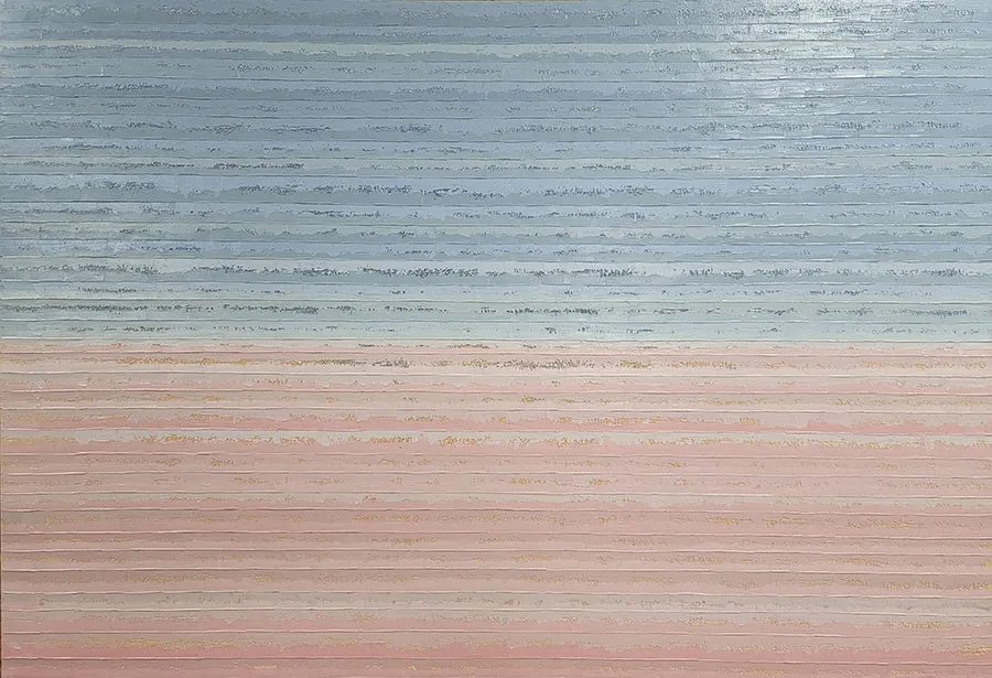 Strata Landscape 15 (적층풍경 15), 81×116cm, Acrylic and oil on canvas