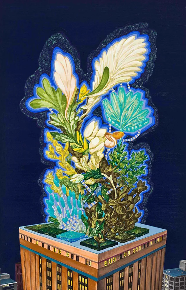 등대 Lighthouse, 캔버스에 과슈·아크릴, 117×73cm